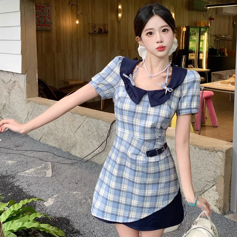 AFGGD Short Sleeved Dress Women's-4