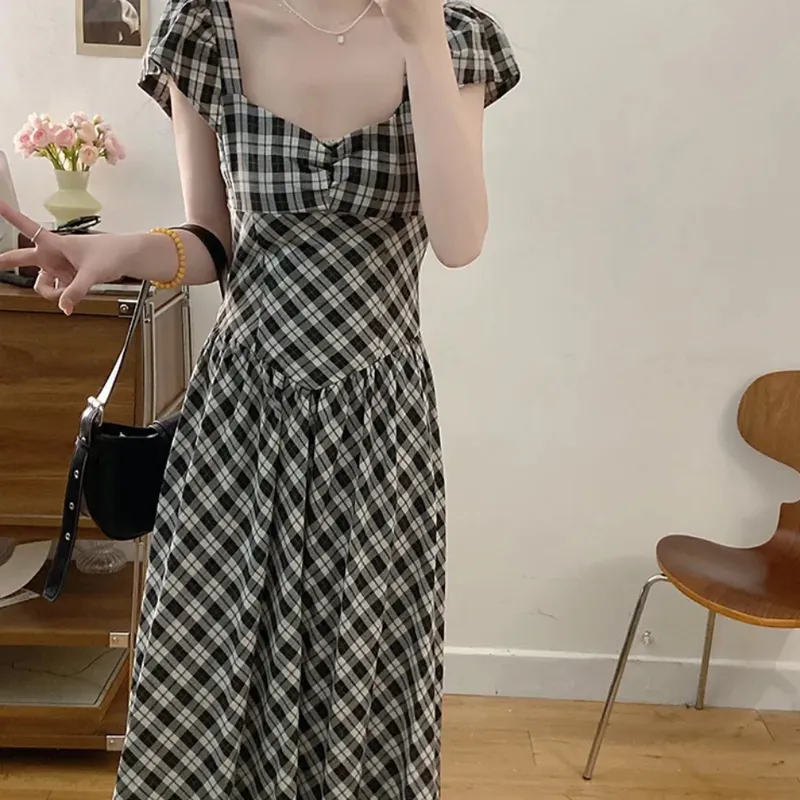 AFGGD Short Sleeved Dress Women's-5