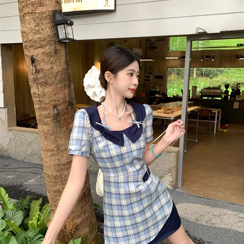 AFGGD Short Sleeved Dress Women's-2