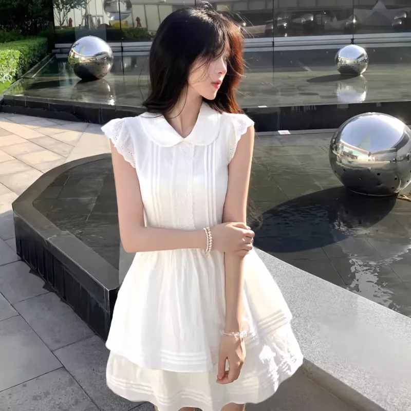 AFGGD Short Sleeved Dress Women's-2
