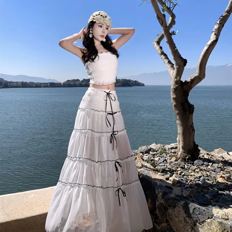 AFGGD Two Piece Skirt Sets Women's-2