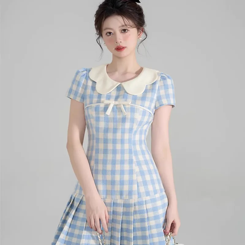 AFGGD Short Sleeved Dress Women's-5