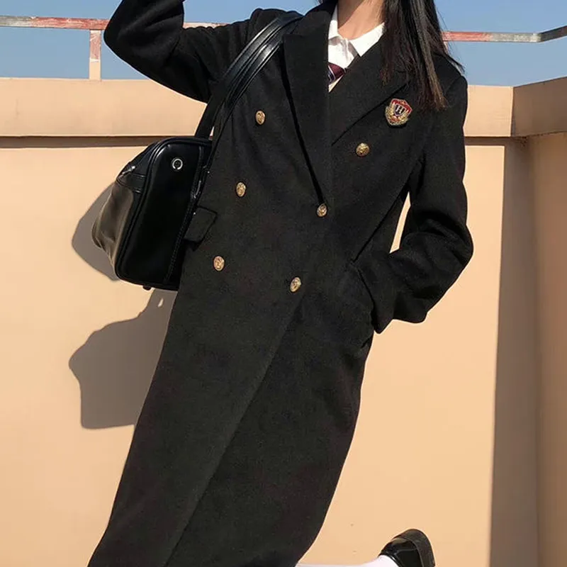 AFGGD Velvet feel Coat Women's Black-4