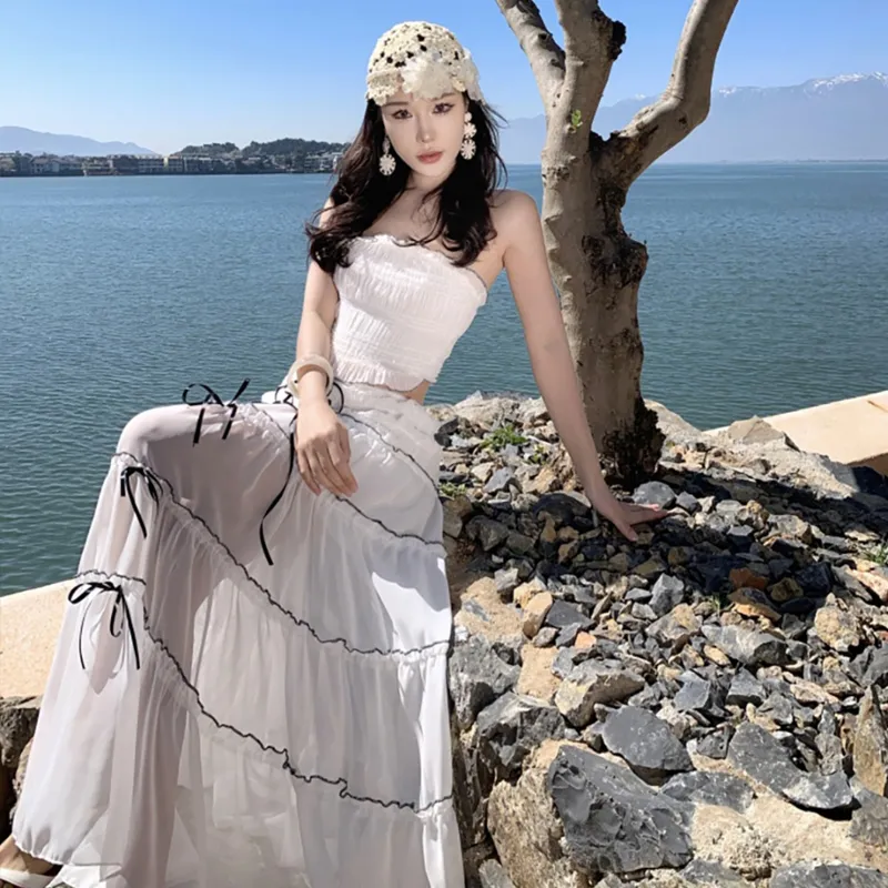 AFGGD Two Piece Skirt Sets Women's-4