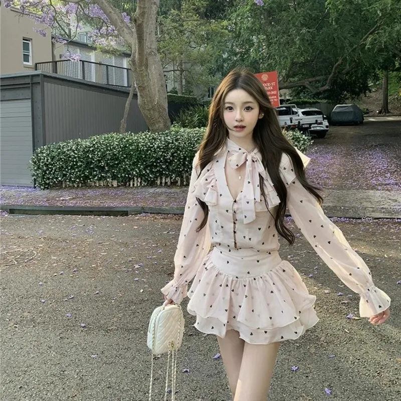 AFGGD Two Piece Skirt Sets Women's-2