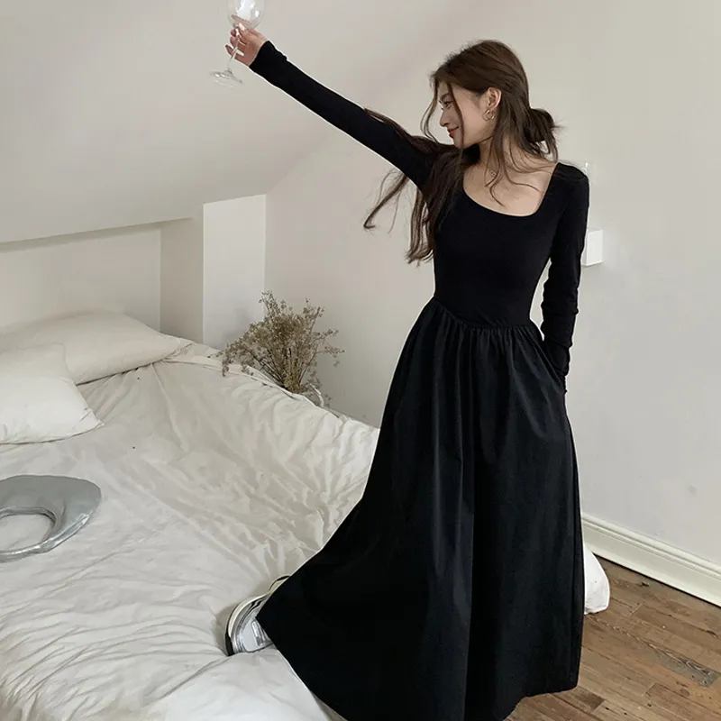 AFGGD Long-Sleeved Dresses Women's-2