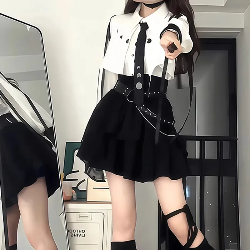 AFGGD Two Piece Skirt Sets Women's-4
