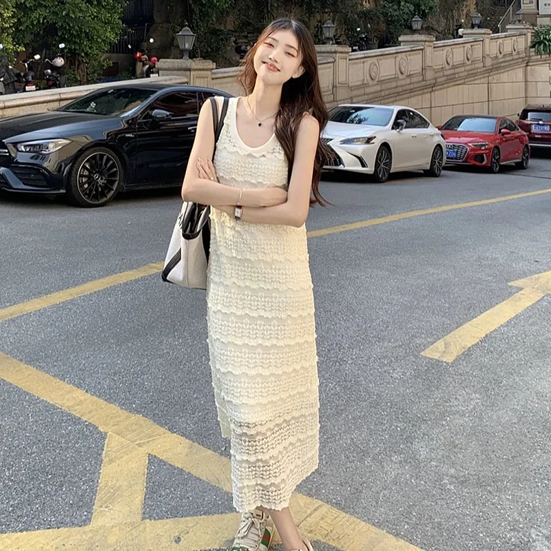 AFGGD Slip Dress Women's Apricot-2