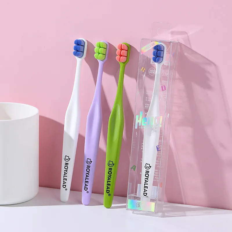 CHENYISHENG Colorful Ribbon Cloud Soft Multifunctional Bristle Brush For Adults With Small Head And Soft Bristles-7