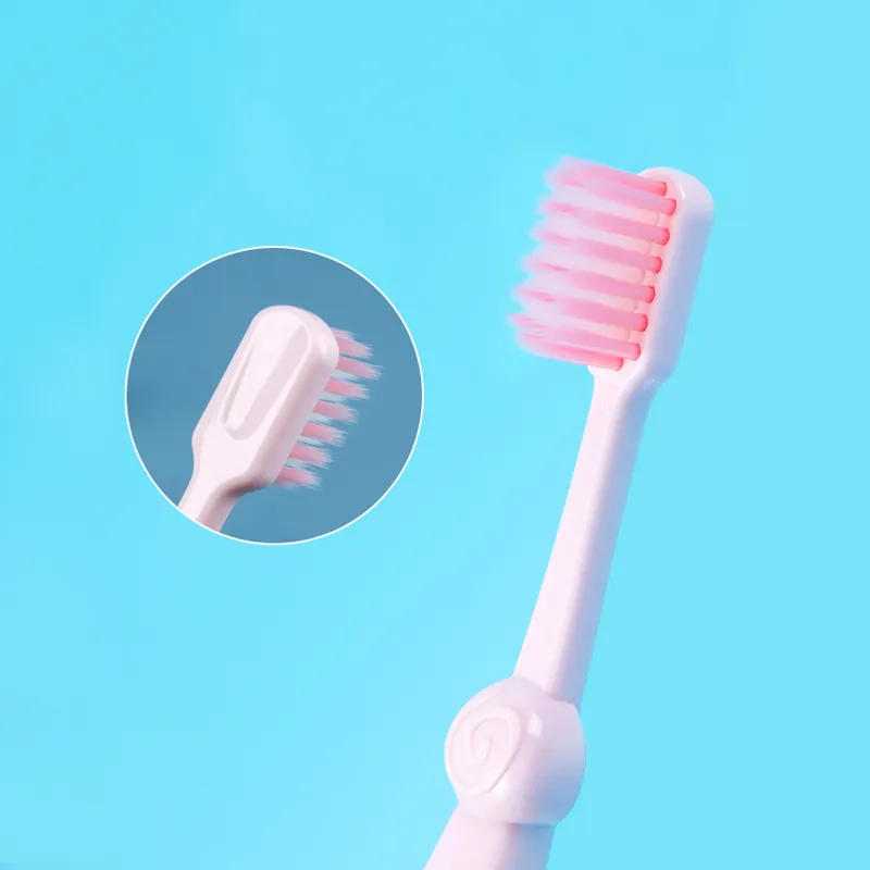 CHENYISHENG 3 Pack 2 5 Years Old Macaron Baby Toothbrush For Primary Teeth Soft Bristles-7