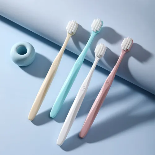 CHENYISHENG Adults Toothbrush 2 Pack Adults Couple Wide Head Ultra Soft Bristles Cleaning Toothbrush