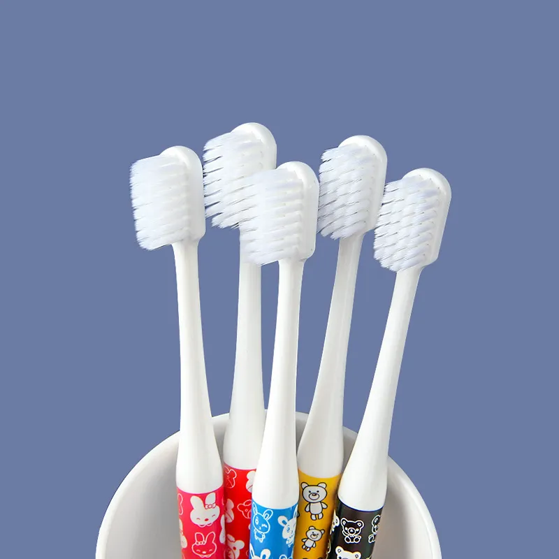 CHENYISHENG Creative Cartoon Spinning Print Soft Bristle Toothbrush 5 Pack For Home Use Adults With Small Heads-10