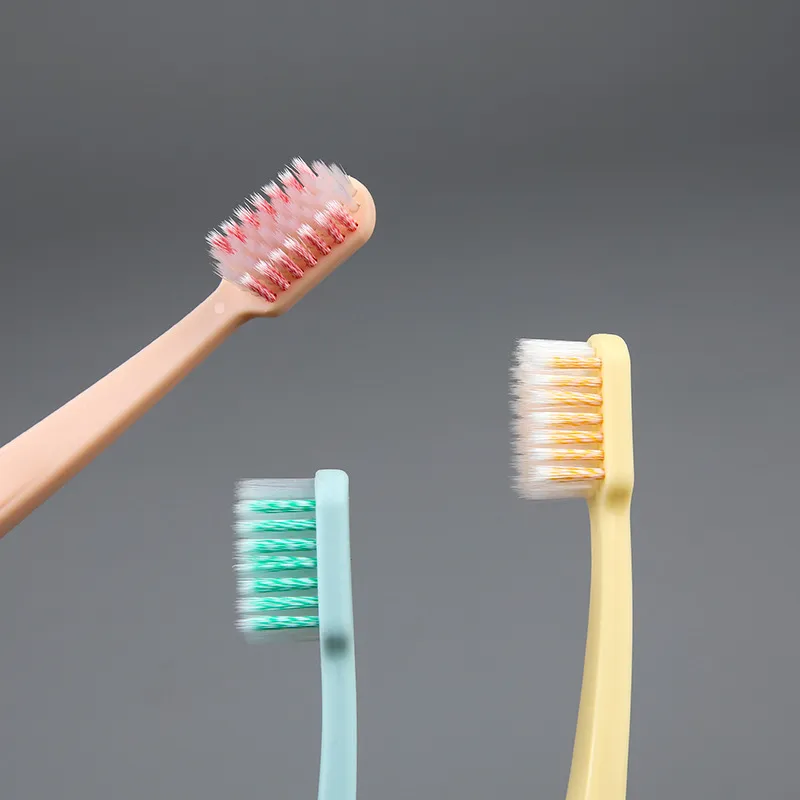 CHENYISHENG Spiral Bristle Toothbrush 3 Pcs Matte Slip Resistant Handle With Sleeve Adults Soft Bristle Toothbrush-6