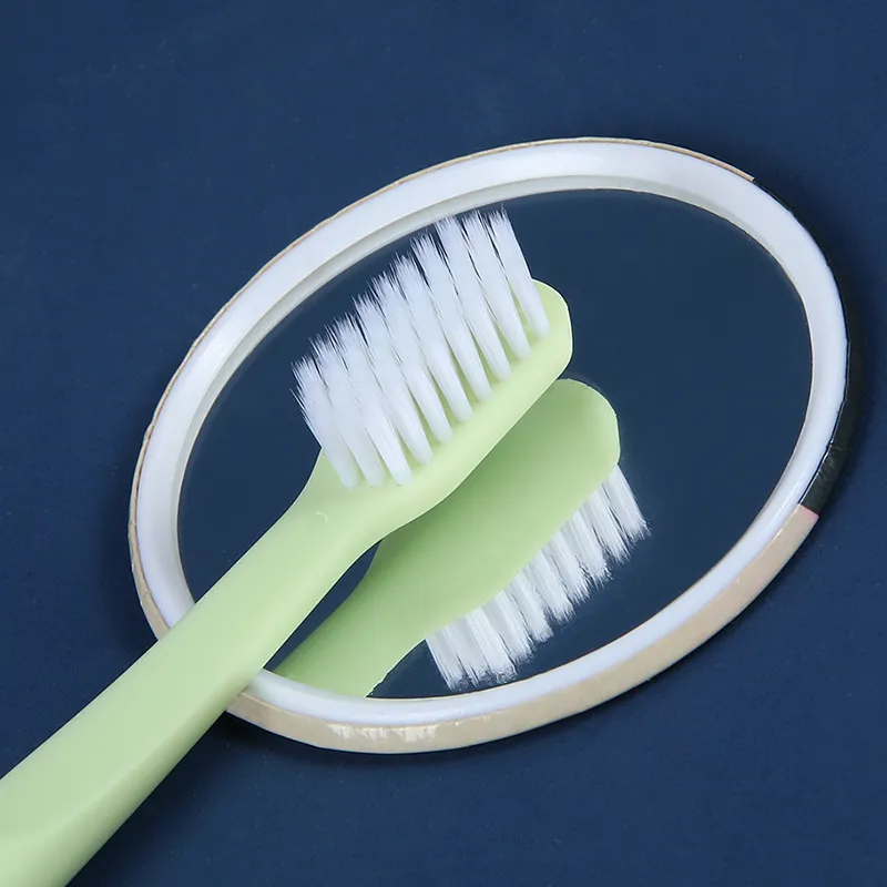 CHENYISHENG Minimalist Style Japanese Soft Bristle Toothbrush 4-Pack For Adults Matte Controller Soft Bristles-7
