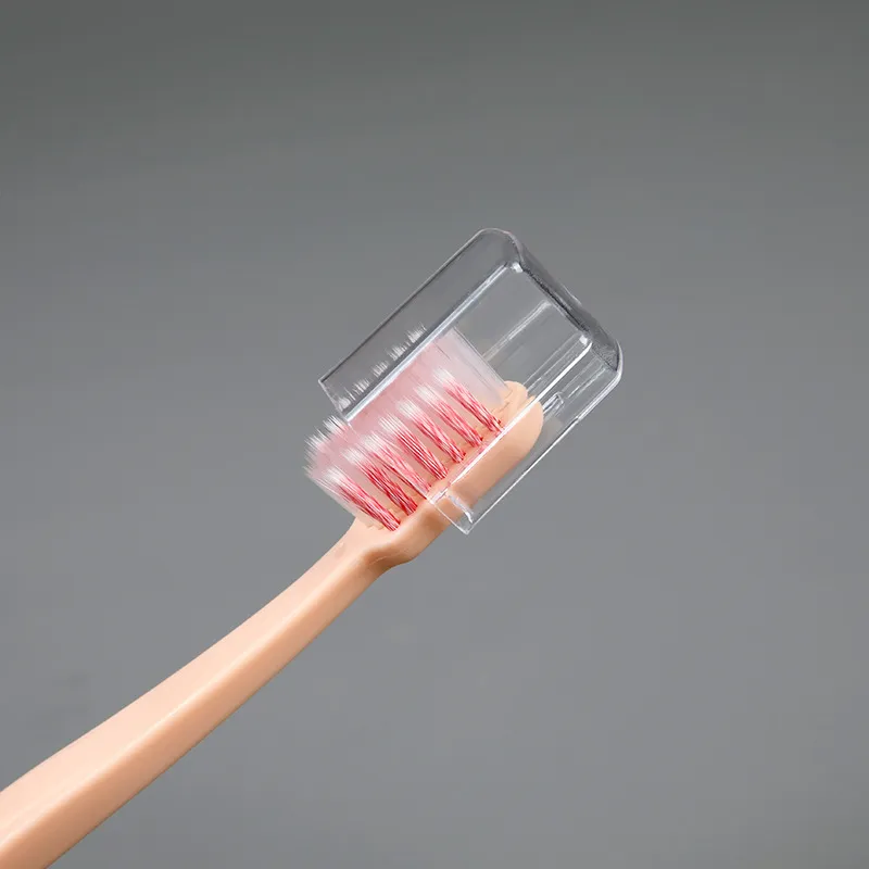 CHENYISHENG Spiral Bristle Toothbrush 3 Pcs Matte Slip Resistant Handle With Sleeve Adults Soft Bristle Toothbrush-1