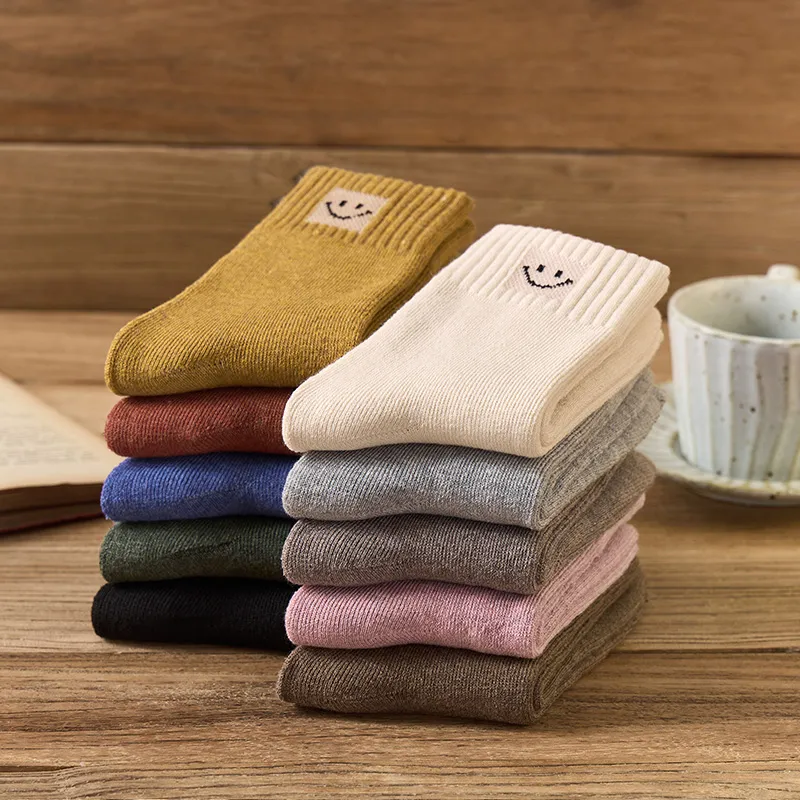 YUZHAOLIN Mid Calf Socks Women's Combo Set-5