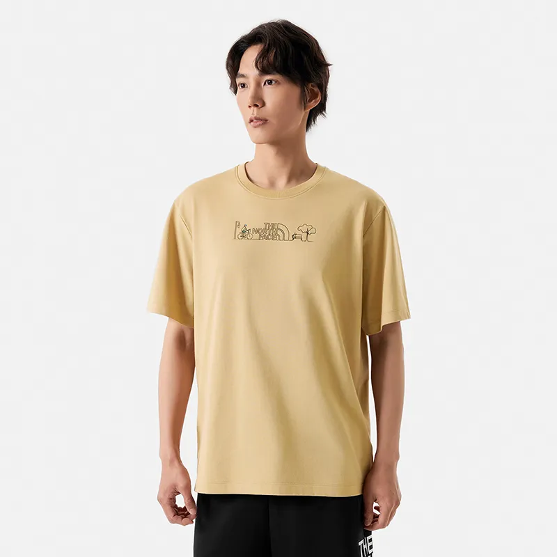 THE NORTH FACE T Shirt Unisex Stone Tan-3
