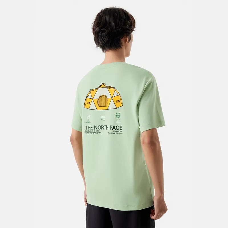 THE NORTH FACE City Outdoor Collection T Shirt Unisex Morning Mist Green-3