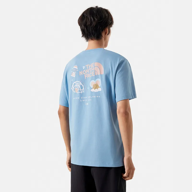 THE NORTH FACE T Shirt Men's Blue-3