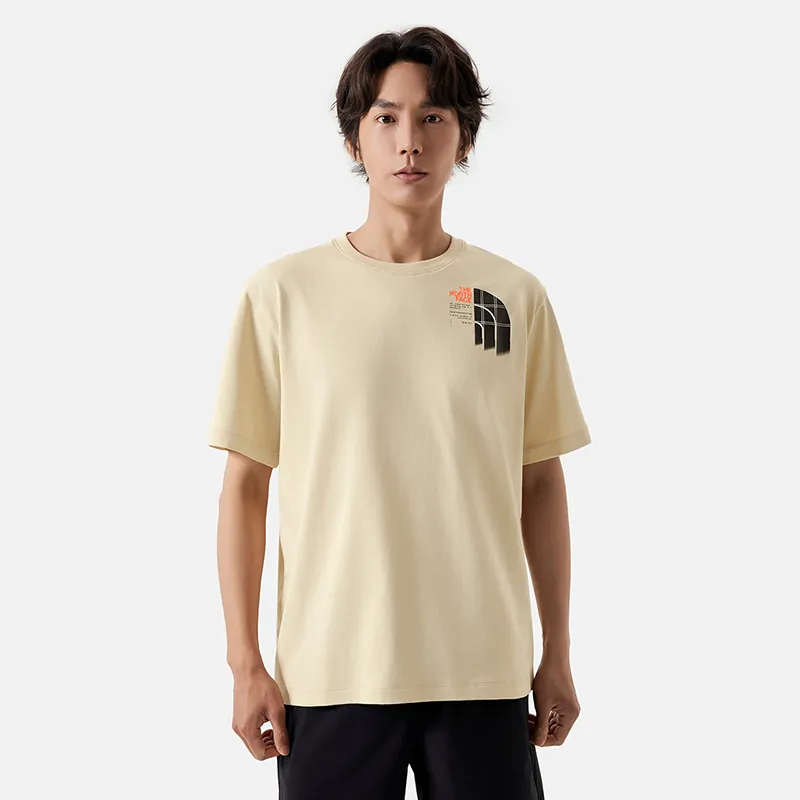 THE NORTH FACE City Outdoor Collection T Shirt Unisex Gravel Sand-2