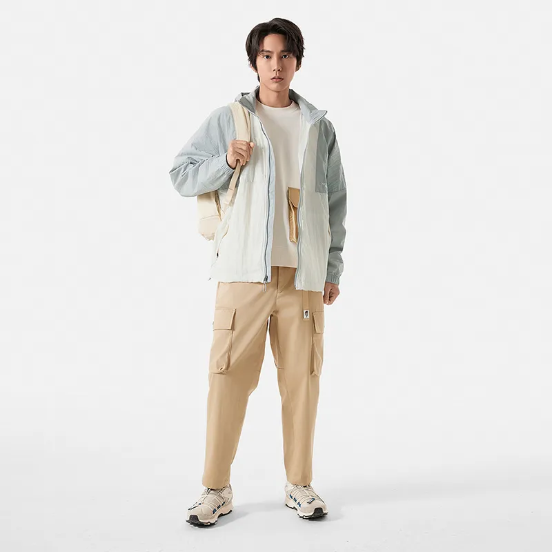 THE NORTH FACE Jackets Coats Men's Dune White/Starlight Gray-3