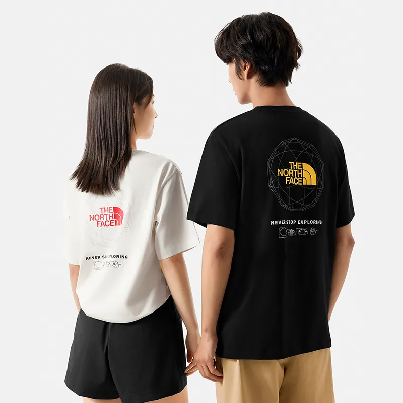 THE NORTH FACE T Shirt Unisex Dune White-4
