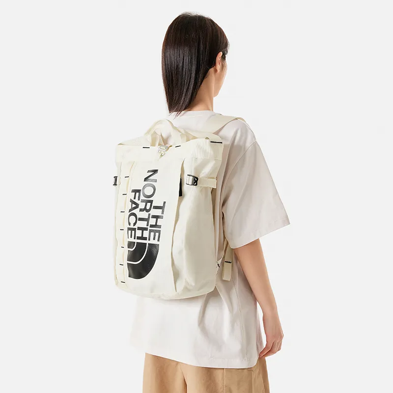 THE NORTH FACE Recycled Polyester Backpack Regular Unisex Dune White-3