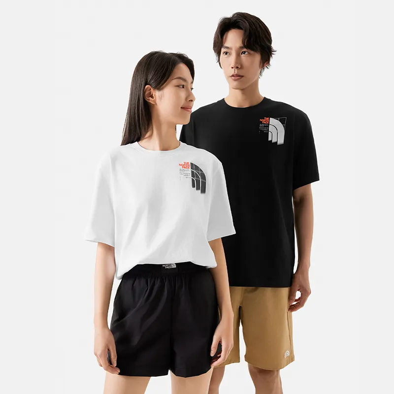 THE NORTH FACE City Outdoor Collection T Shirt Unisex Snow Peak White-3