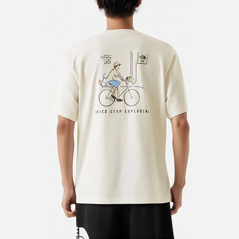 THE NORTH FACE City Outdoor Collection T Shirt Unisex Dune White-5