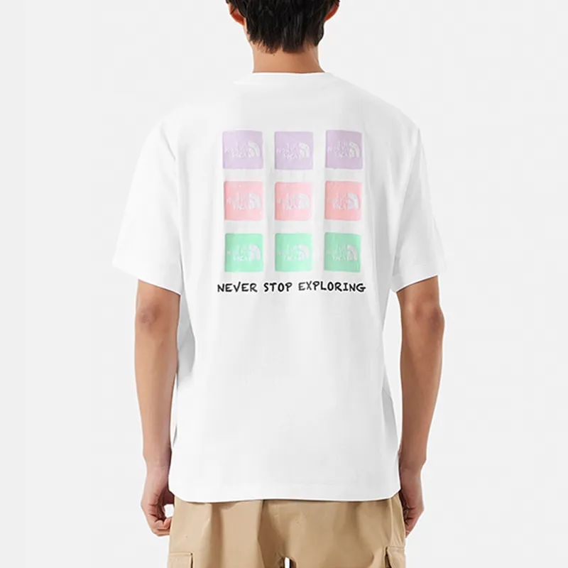THE NORTH FACE Drop Shoulder Sleeve T-Shirt Unisex White-5