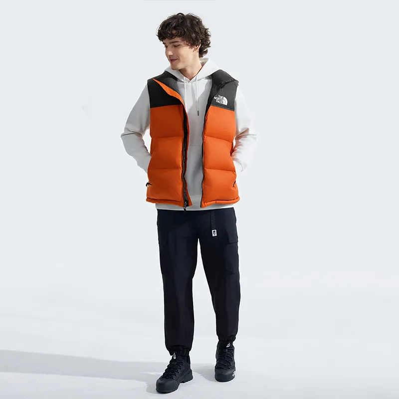 THE NORTH FACE 1996 Collection FW24 Down Vests Unisex Sunset Orange-2