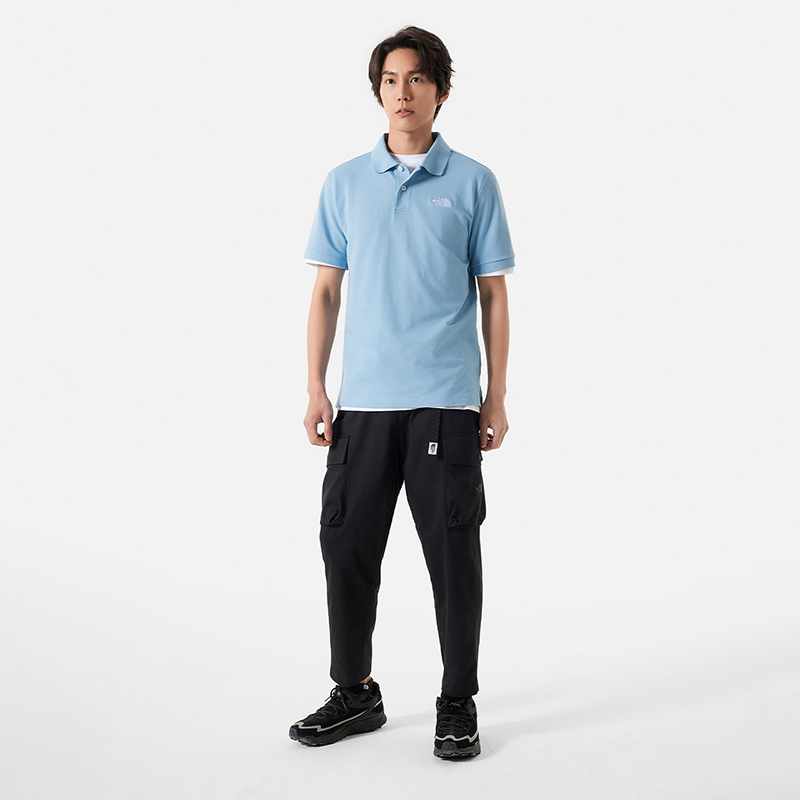 THE NORTH FACE Polo Shirts Men Light Blue - POIZON