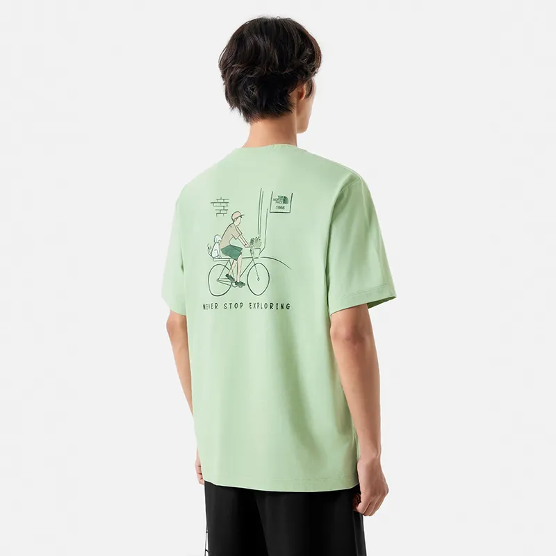 THE NORTH FACE City Outdoor Collection T Shirt Unisex Morning Mist Green-3