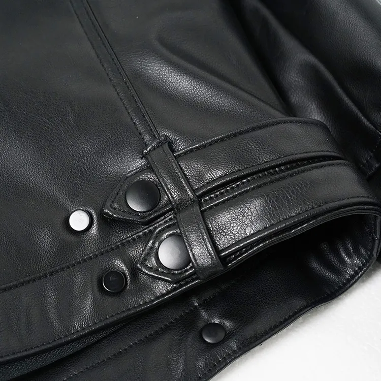 Duhan Jackets & Coats Vintage Leather Jacket Women's Commute-4