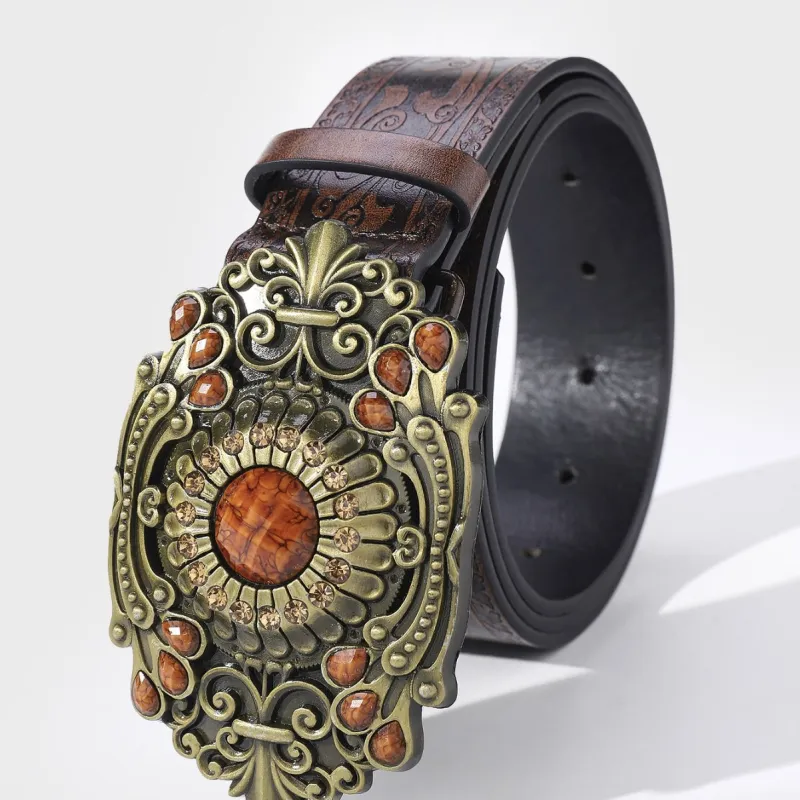 TUCANO PU Leather Belts Men's Width  3.5cm-2