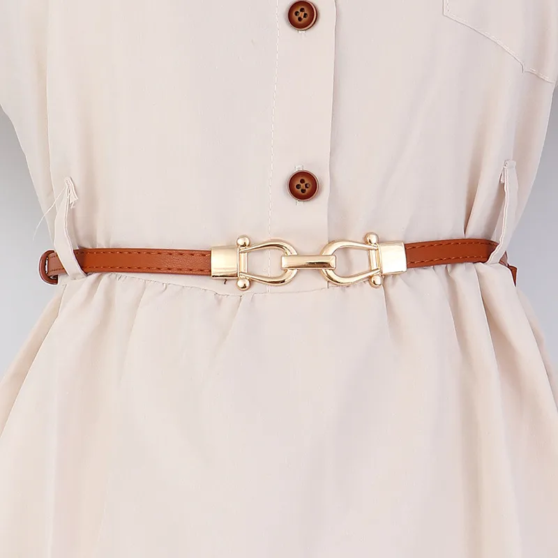 TUCANO PU Leather Leather Belts Women's Width 1cm-9