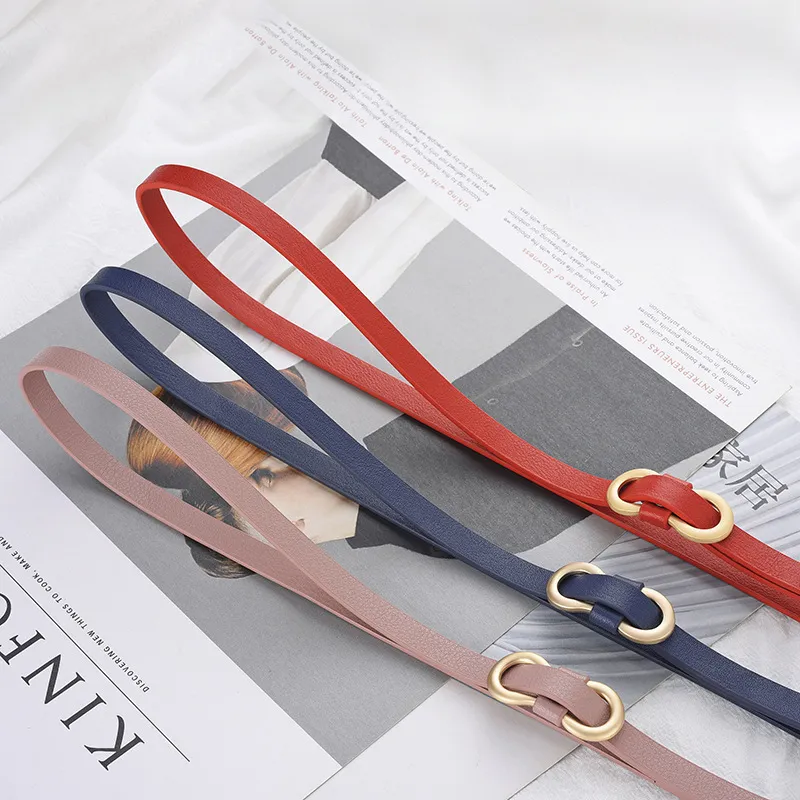 TUCANO Alloy Leather Belts Unisex 2cm-3