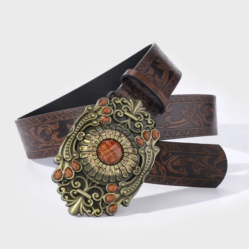 TUCANO PU Leather Belts Men's Width  3.5cm-3