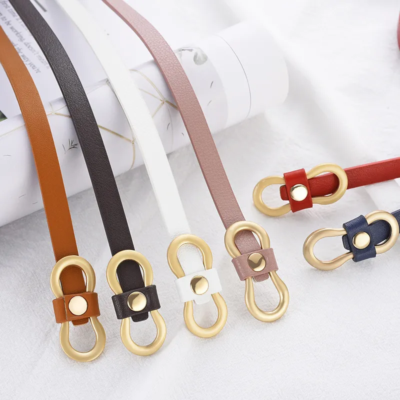 TUCANO Alloy Leather Belts Unisex 2cm-2