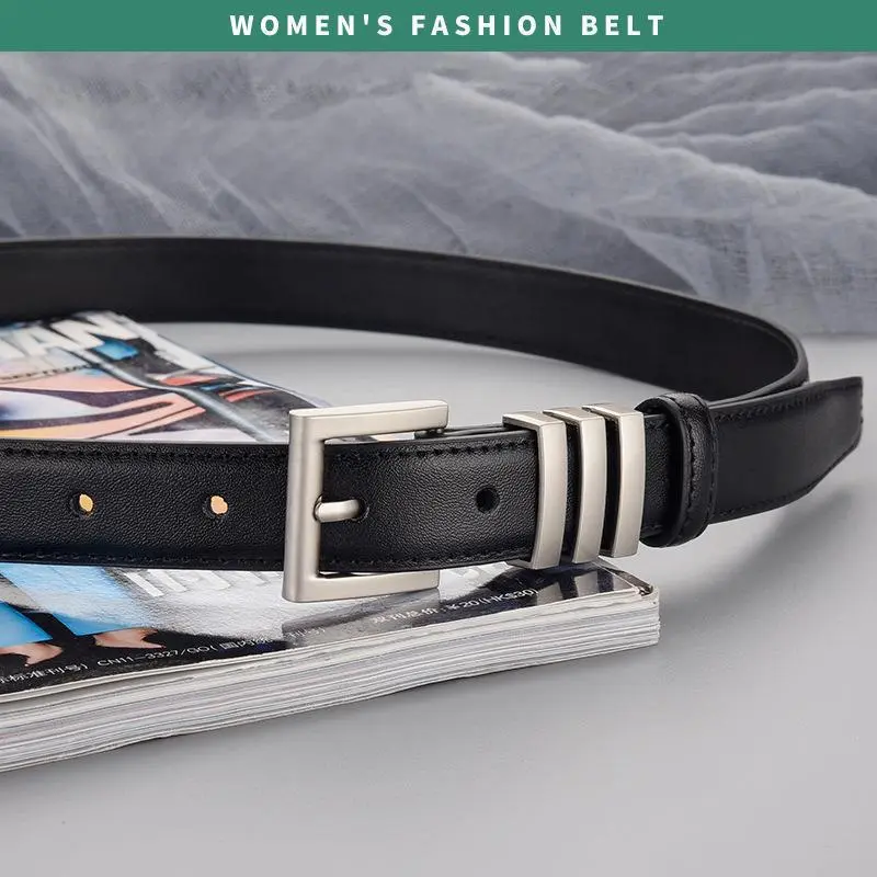 TUCANO Cow Split Leather Leather Belts Women's 2.4cm-1