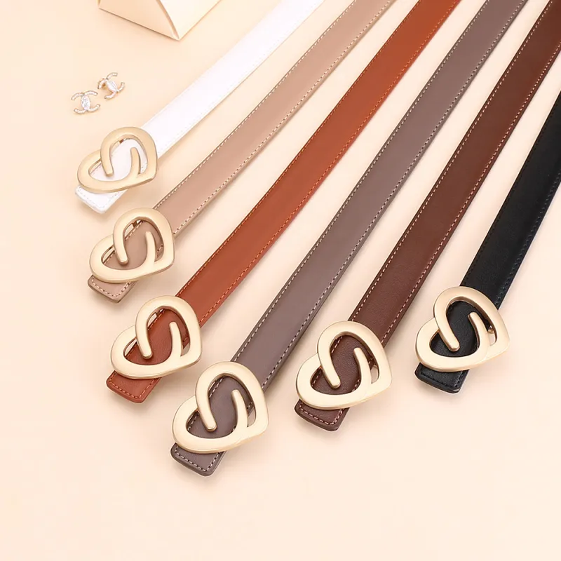 TUCANO Cow Split Leather Belts Women's Width  2.5cm-4