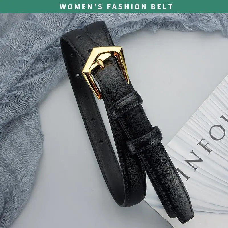 TUCANO Cow Split Leather Belts Women's Width 2cm-1