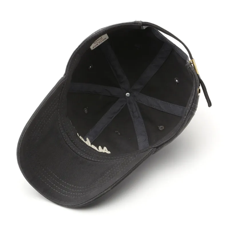 TUCANO Washed Cotton Baseball Caps Unisex-3