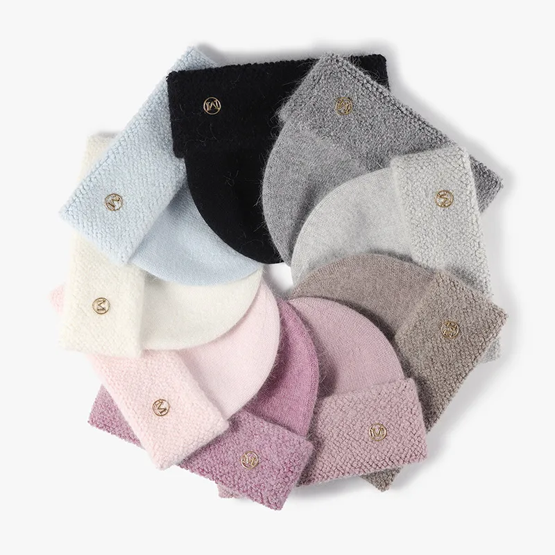 TUCANO Rabbit Fur Beanies Unisex-1