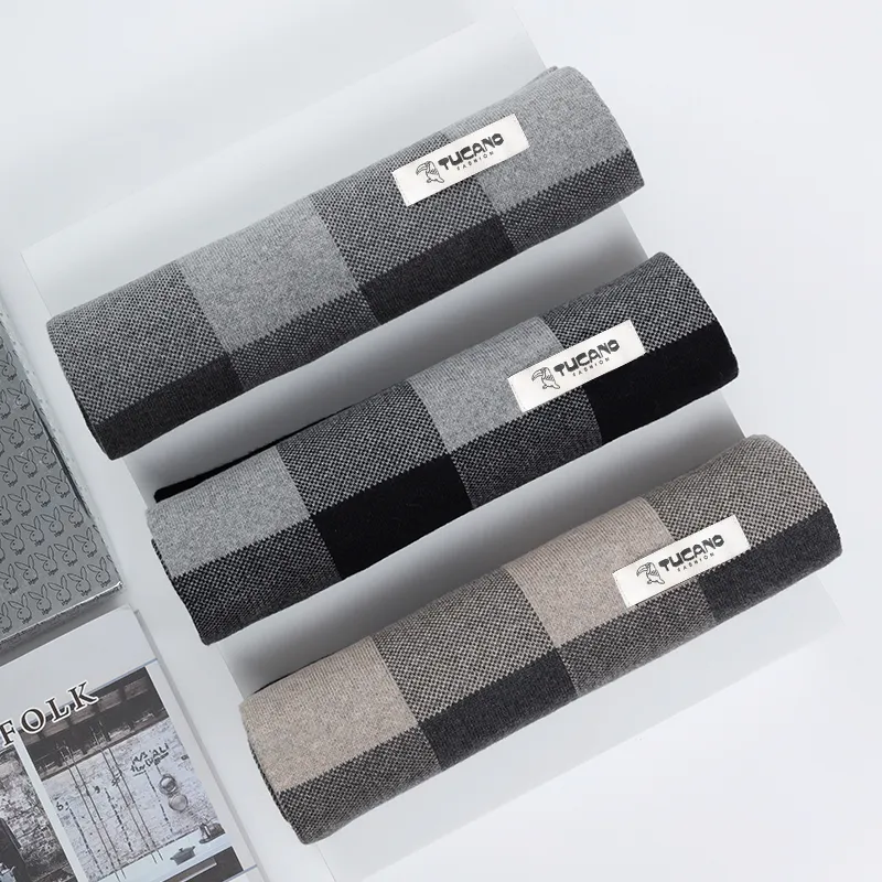 TUCANO Cashmere Knit Scarves Men's-3