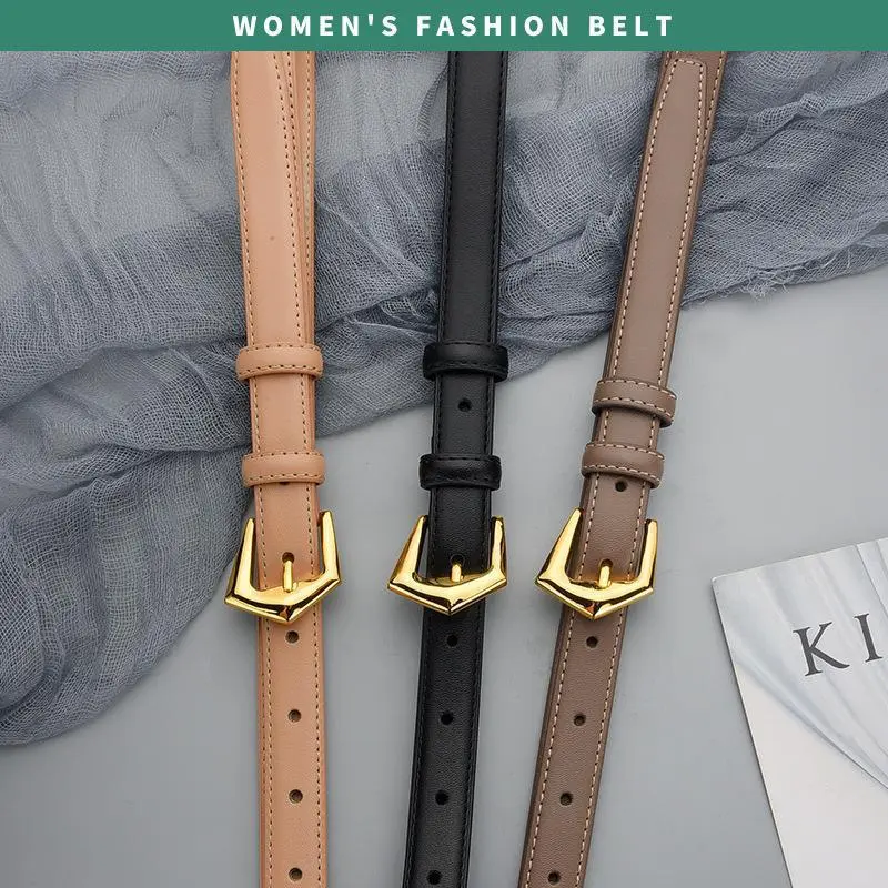 TUCANO Cow Split Leather Belts Women's Width 2cm-2