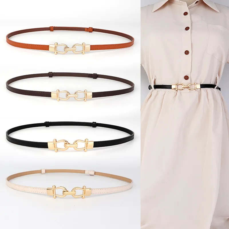 TUCANO PU Leather Leather Belts Women's Width 1cm-2