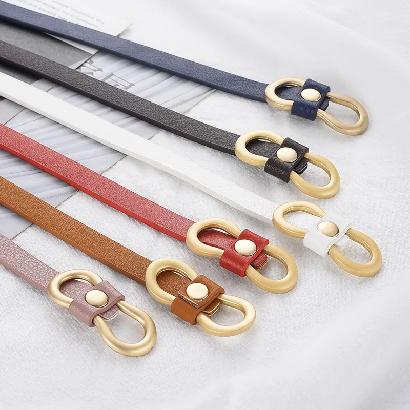 TUCANO Alloy Leather Belts Unisex 2cm-1