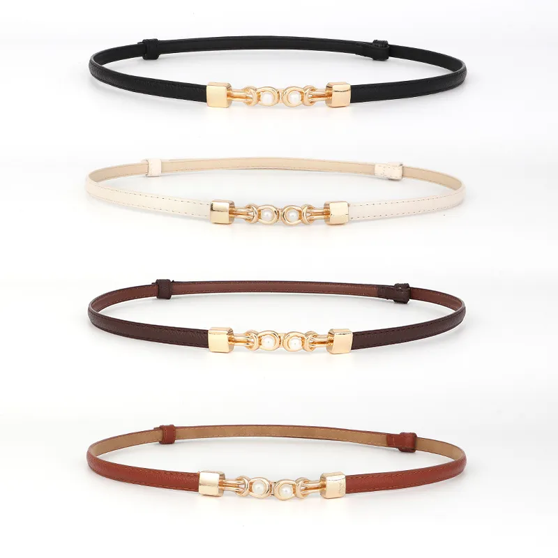 TUCANO Alloy Leather Belts Women's 1cm-3