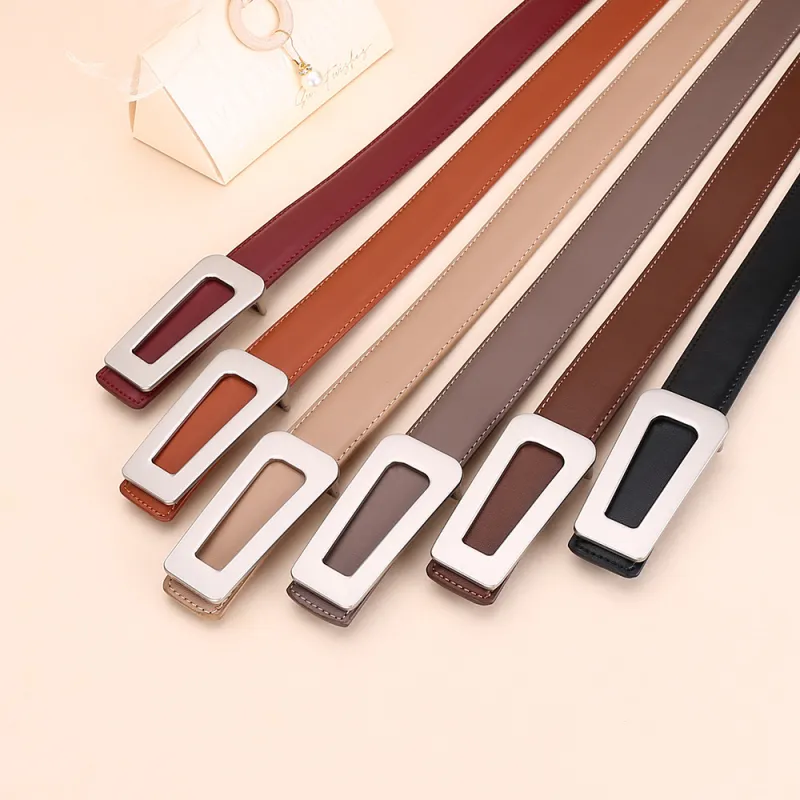 TUCANO Cow Split Leather Leather Belts Women's 2.8cm-4